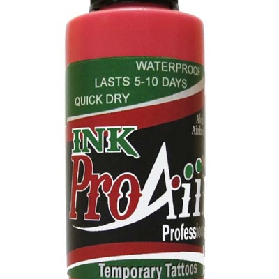 ProAiir Temp Tattoo Ink Lipstick Red 2OZ